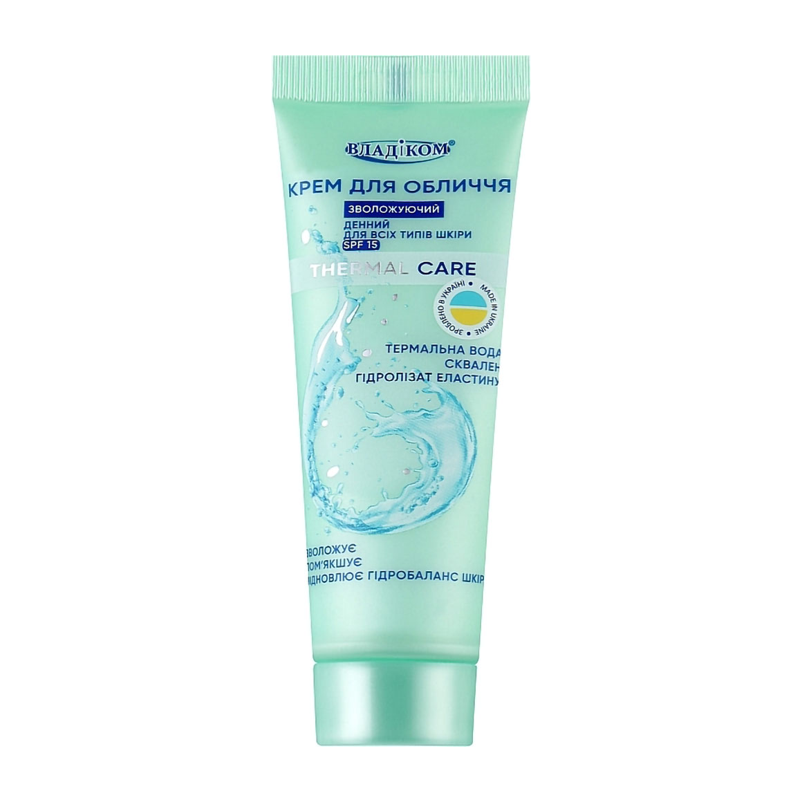 Денний зволожувальний крем для обличчя Владіком Thermal Care, SPF 15, для всіх типів шкіри, 50 мл